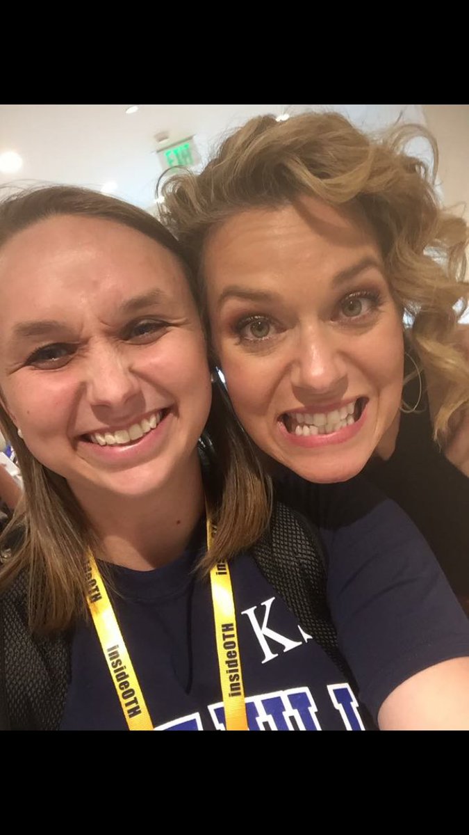 lauren_lever's tweet photo. Welcome to twitter @HilarieBurton ❤️❤️ one of the kindest souls I have ever had the chance to meet! #InsideOTH https://t.co/J4XEOIXyji