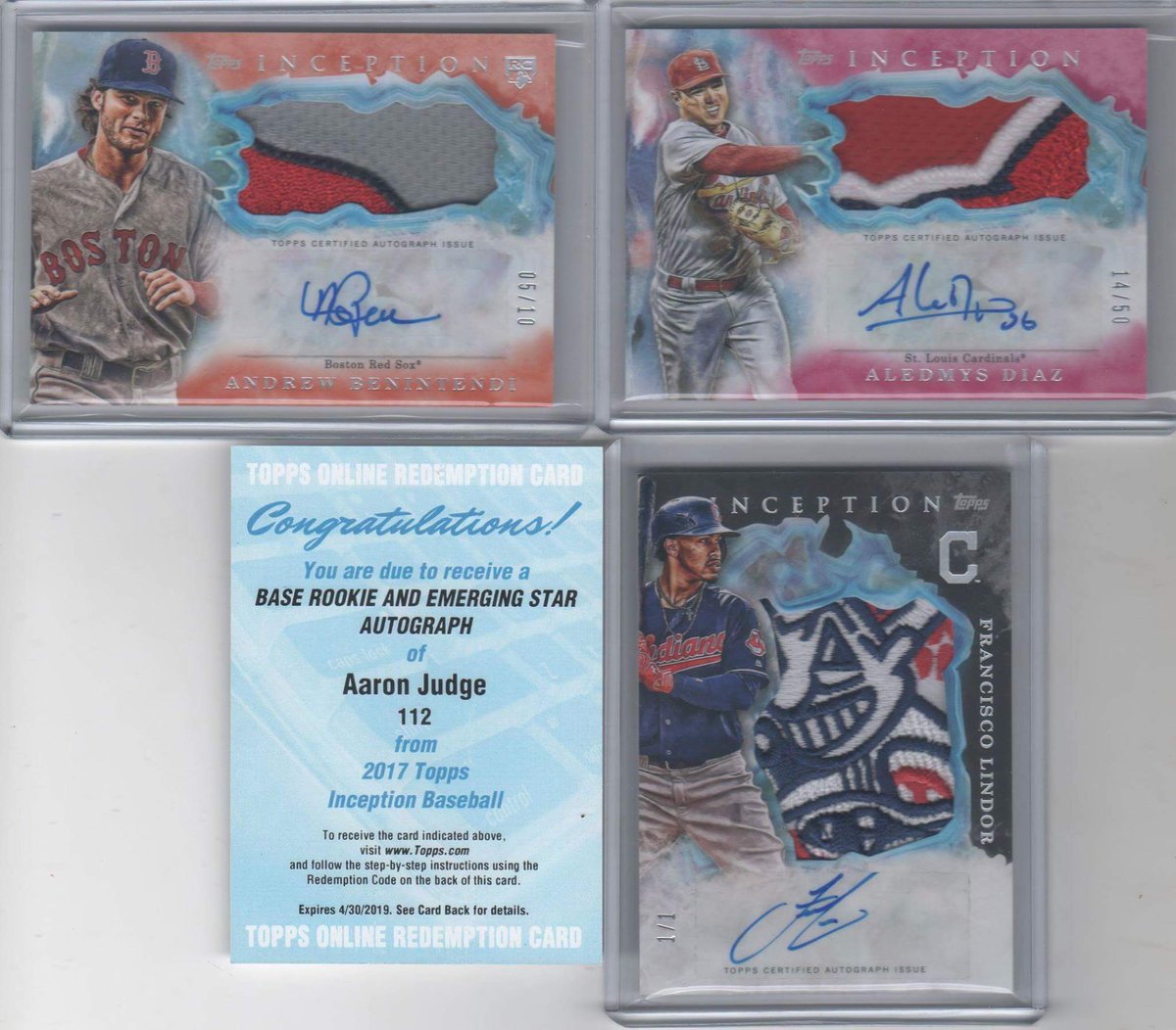 LiveGroupBreaks's tweet photo. @BowmanCards @Topps SICK Lindor in our last Topps Inception Case!! Live Group Breaks Heat! https://t.co/OZXX9PT74r