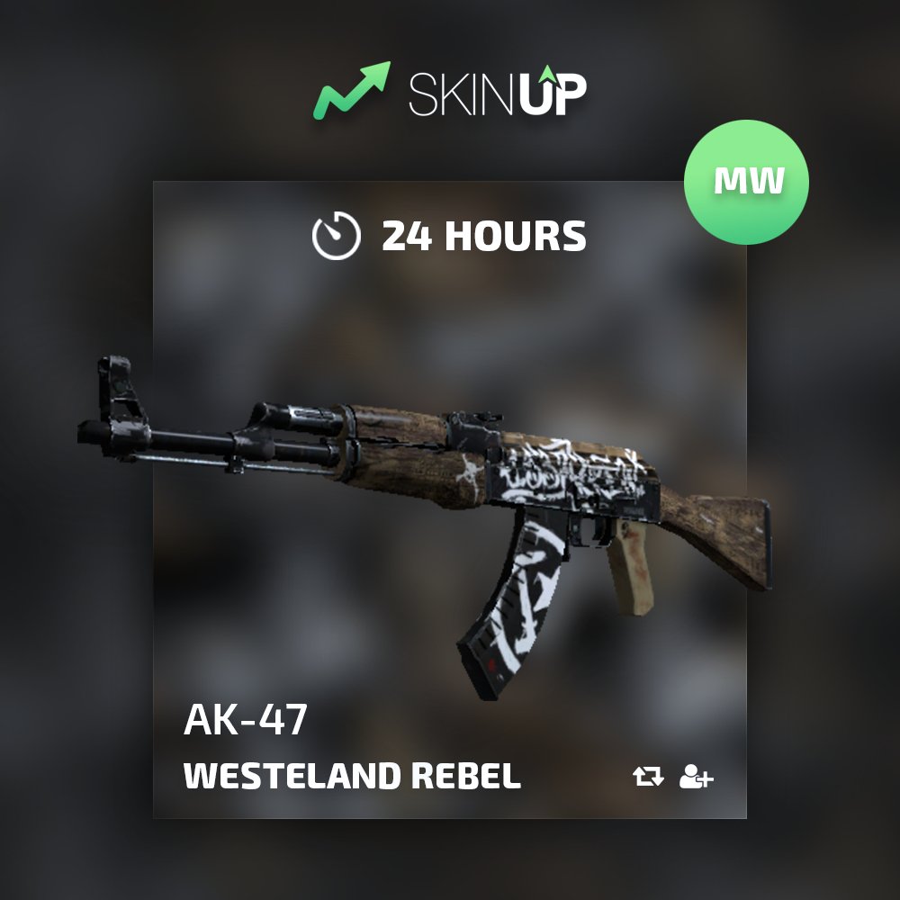 skinupgg's tweet photo. 🌟 AK-47 WESTELAND REBEL (MW) GIVEAWAY 🌟

To enter:
☁ RETWEET
☁ FOLLOW

Winner in 24 hours! https://t.co/nQNbCBTUzB
