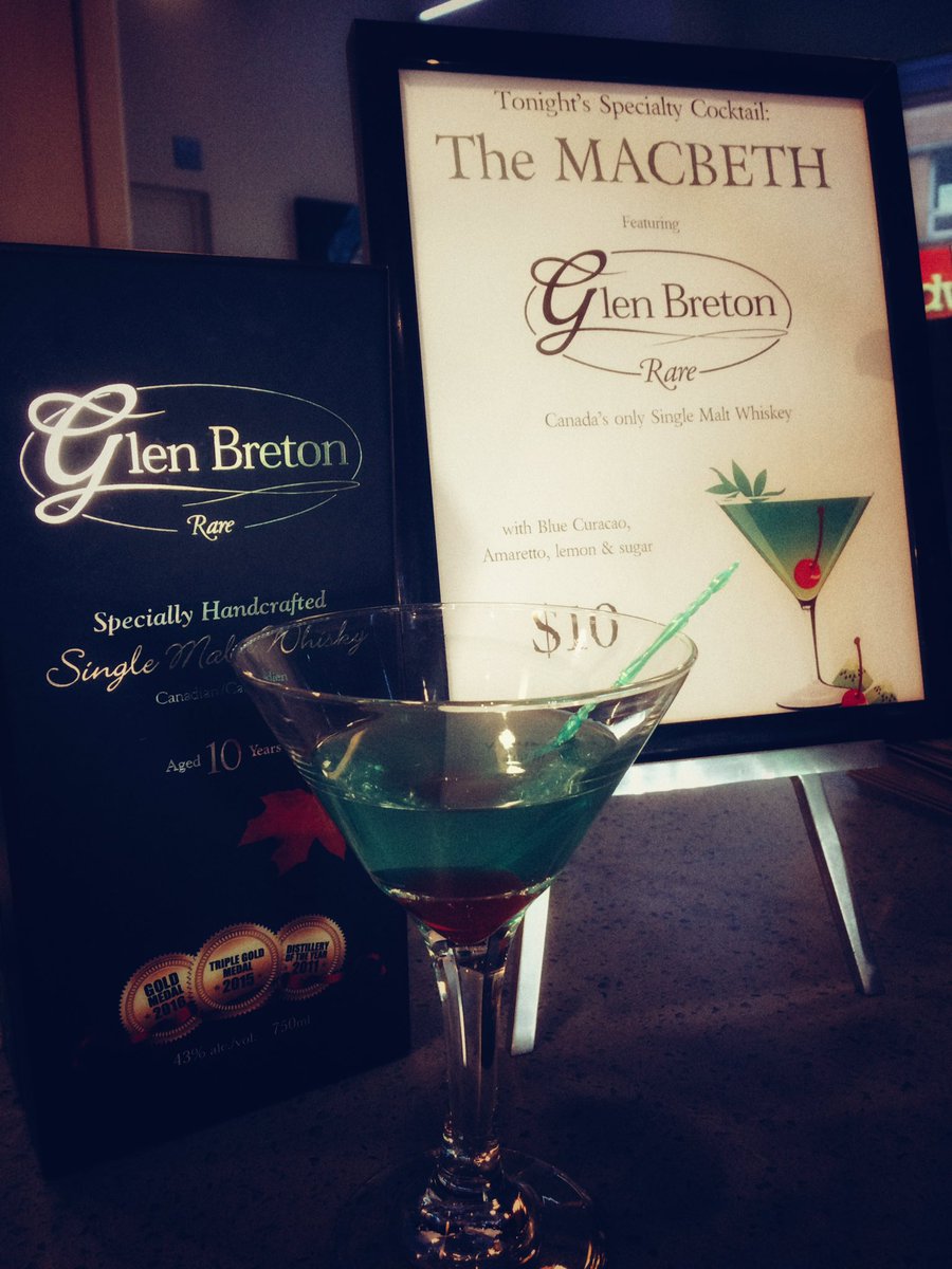 nickerpot's tweet photo. The 18th annual @GCTCLive Lawyer Play is off to a great start! Check out this cocktail fittingly called #TheMacbeth! https://t.co/1TU5UHffEt