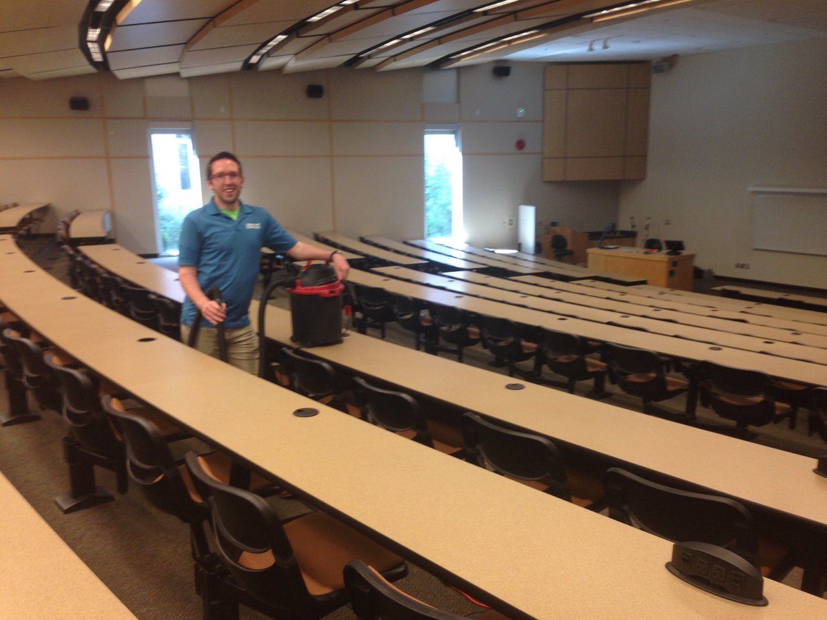 All that's left to do is vacuum! You'd never know 200 students were here. TY <a href="/ScienceVenture/">Science Venture</a> for a great day of engineering! #sd61learn