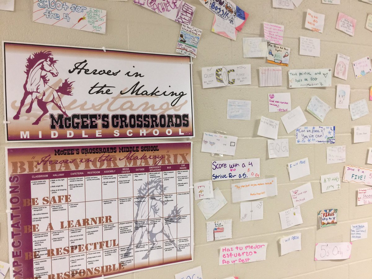 jenwswartz's tweet photo. Check out these walls of inspiration on the 6th grade hall #youvegotthis #EOGtime #mxmsmustangs https://t.co/vozt5j1r1F