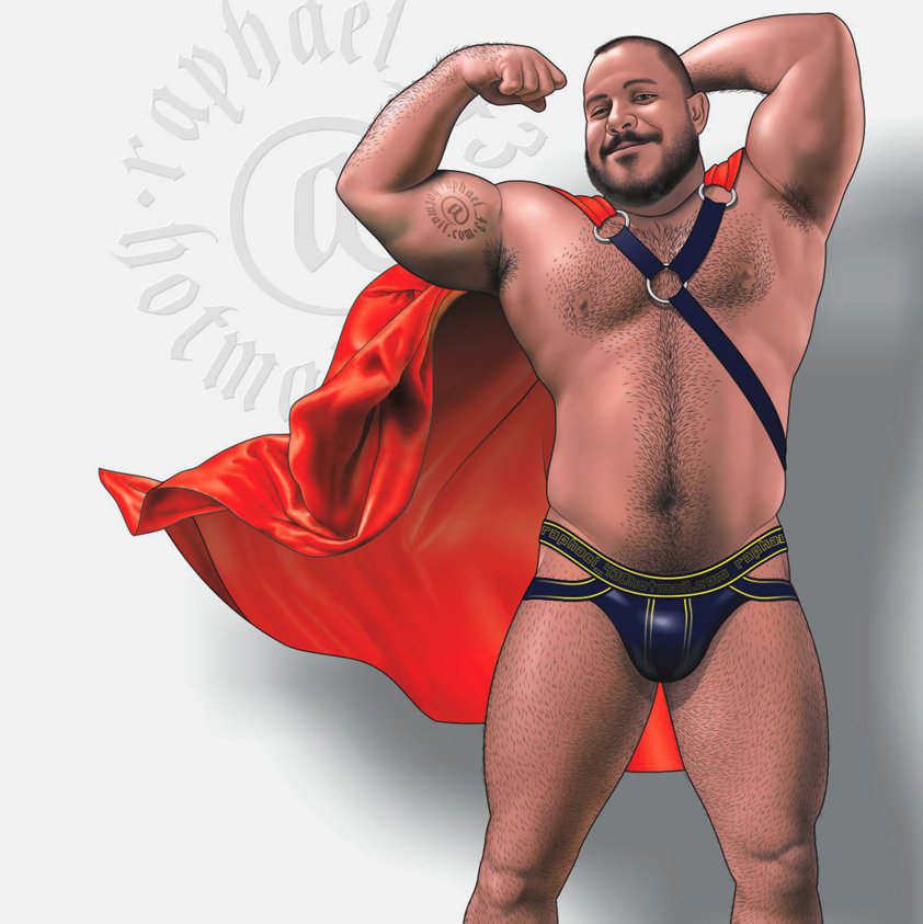 BEAR PRIDE 2017
Ilustración hecha para  la Fiesta de Superhéroes de BEARMEX, en el marco del Gay  Pride 2017 en la Ciudad de México