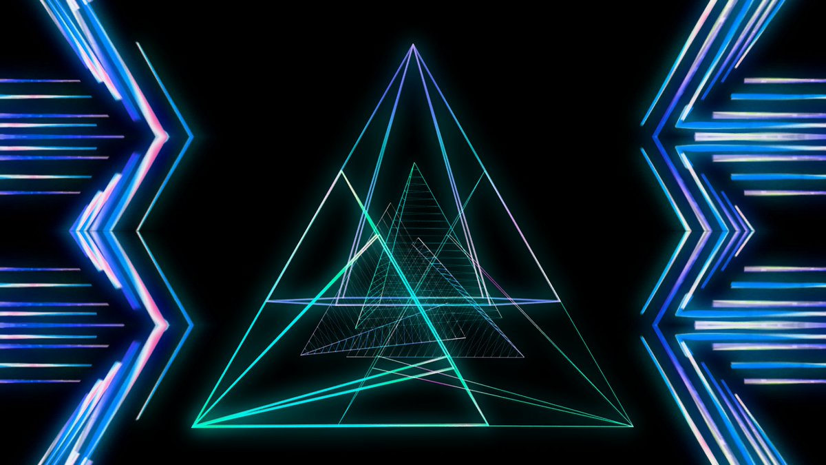 thedocoptic's tweet photo. Triangular formations. #livevisuals #visuals #vj #vjing #animation #vjloops #3d #cg #vjsoftware #syphon #seratovideo #vdmx #resolume https://t.co/DO2eHqkXKB