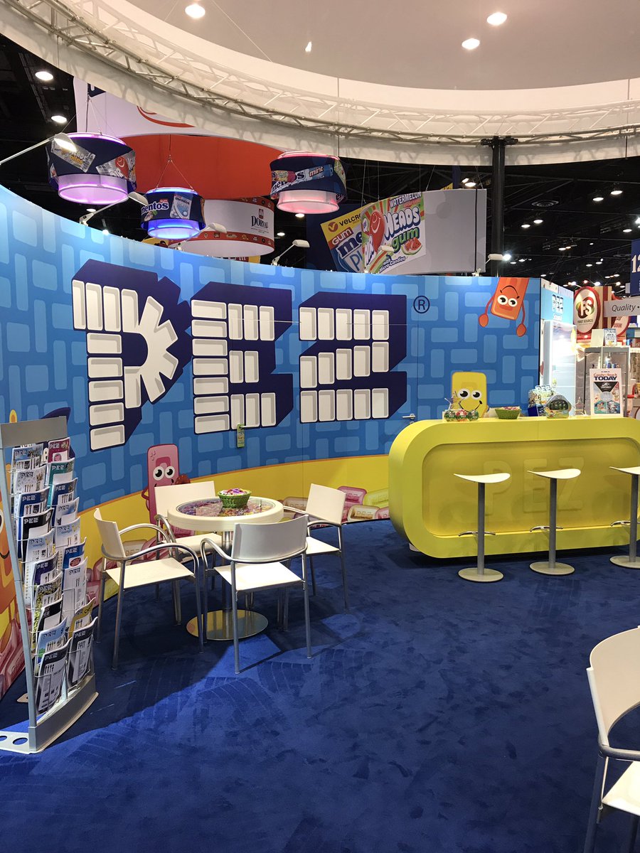 PEZCandyUSA's tweet photo. Another great @SWEETSandSNACKS expo in the books! We can't wait to share more of the great products we're working on for 2018! #sse2017 https://t.co/JhYIPgAV61