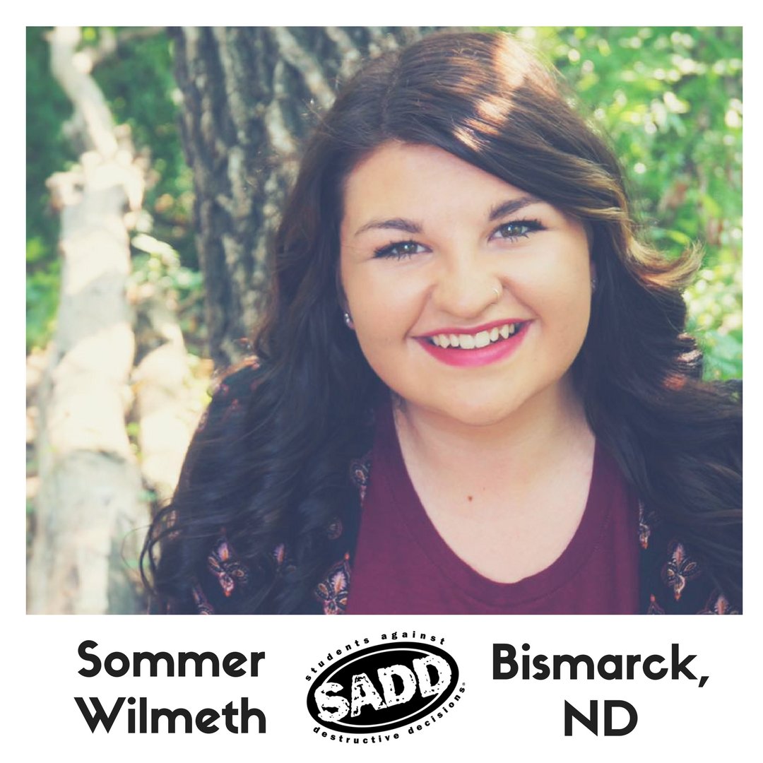 SADDnation's tweet photo. No doubt that @nlsadd is proud of you, Sommer Wilmeth! Congrats and welcome to the SLC! Retweet to show Sommer some love. #SADDnation https://t.co/xDxrrYOZYQ