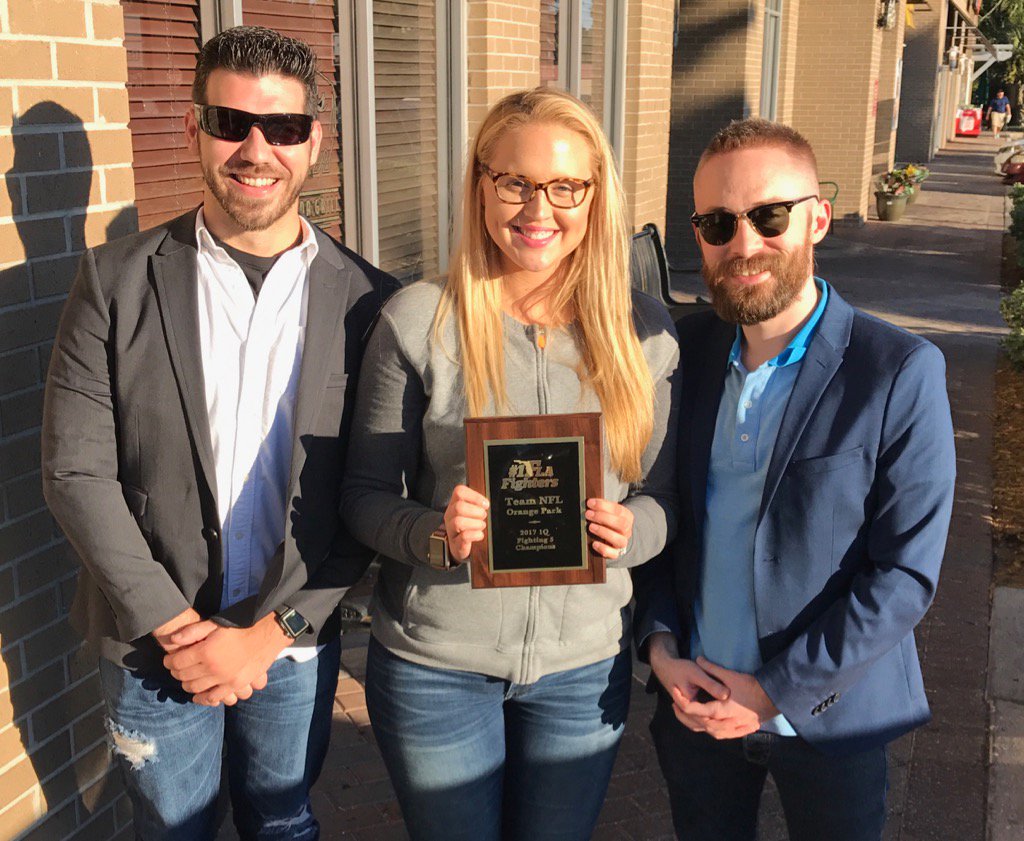 Congrats Orange Park - 1Q NFL Fighting 5 Champs <a href="/jemeFL/">John Meyers</a> <a href="/chrisjamke/">Chris Jamke</a> @anboyd0806