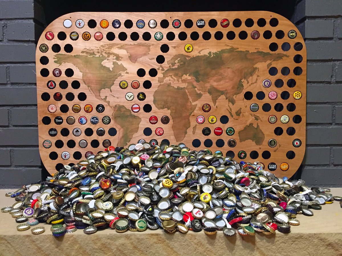 beercapmaps's tweet image. Give your beer caps a new life with a Beer Cap Map! beercapmaps.com