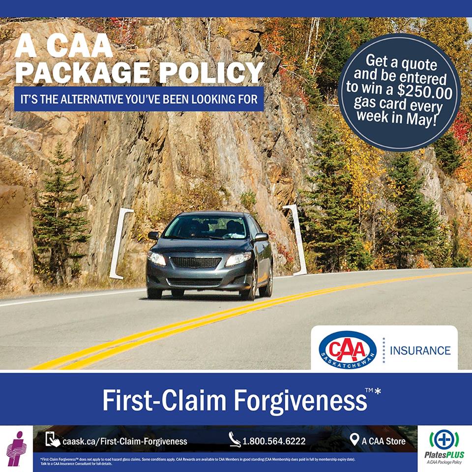 CAASaskatchewan's tweet image. One week left to #WIN a $250 gas card from #CAAInsurance! Enter by getting a no-obligation quote. Details here: hubs.ly/H07CBFx0