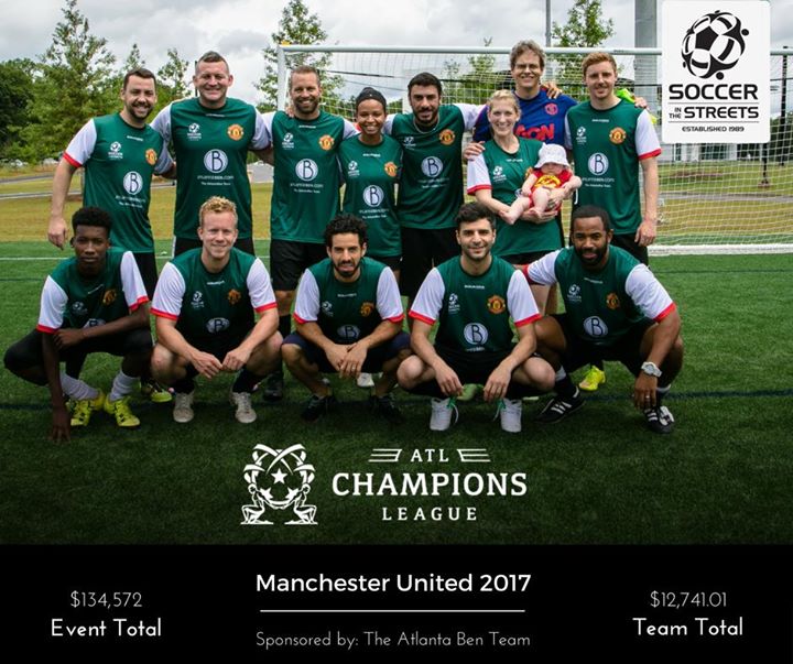 soccerstreets's tweet photo. Thanks again to @AtlantaBen for sponsoring Man U, the champions of the #ATLCL2017 and helping them raise a total of $12,741.01 for the kids! https://t.co/RdORaHOYUU