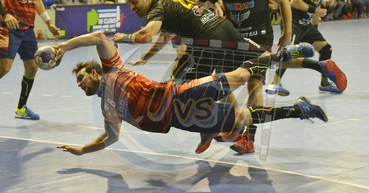 Final del Partido... <a href="/HandebolTaubate/">Handebol Taubaté</a> se quedo con el duelo ante @SAGVBALLESTER  por 35-18 en la segunda fecha del Panamericano de Clubes