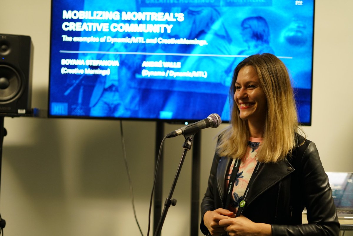 ChromaticMTL's tweet photo. @Montreal_CM et @dynamicmtl donnent l'exemple dans la joie pour mobiliser la communauté créative montréalaise pour clore #ChromaticPRO! https://t.co/7ojTleJJZ9