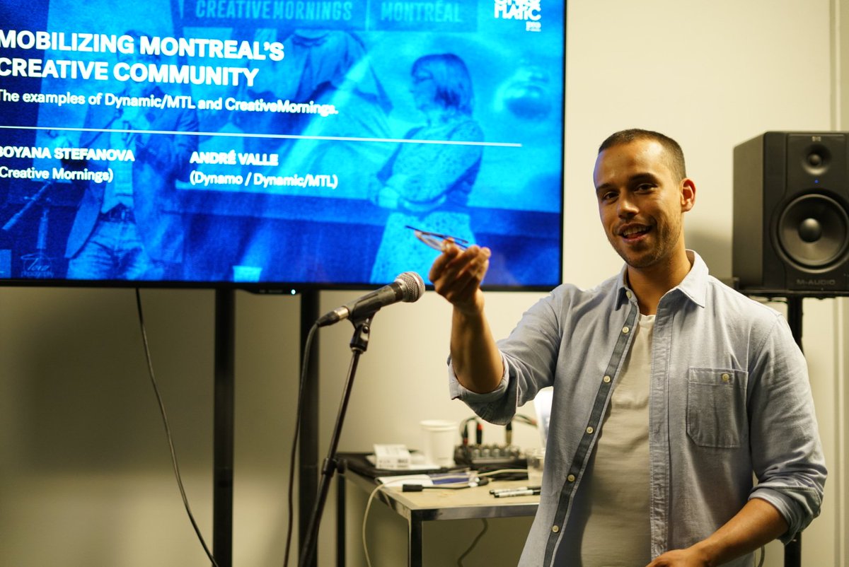 ChromaticMTL's tweet photo. @Montreal_CM et @dynamicmtl donnent l'exemple dans la joie pour mobiliser la communauté créative montréalaise pour clore #ChromaticPRO! https://t.co/7ojTleJJZ9
