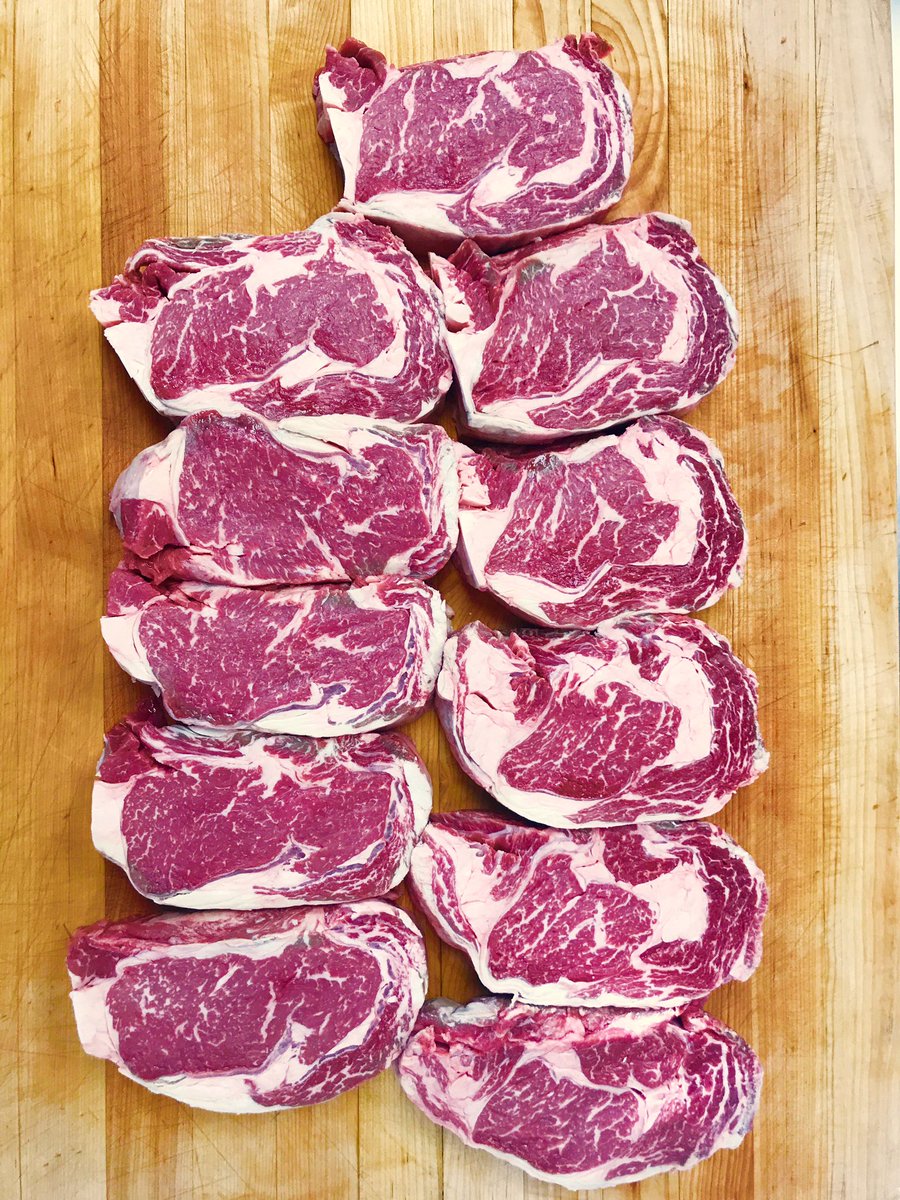 fossilfarms's tweet photo. We'll be #grilling up 100% #angusbeefribeyes for Memorial Day. #steaksfordays #mmmm https://t.co/XETJxPr5Rw