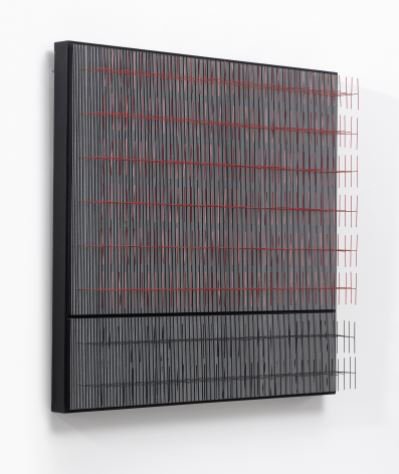 Sothebys's tweet photo. #AuctionUpdate #SothebysLatin Contemporary Art Evening sale is underway, with Jesús Rafael Soto's 'Tes Escarlatas' climbing to $397k in #NYC https://t.co/MRmw3YpmFH