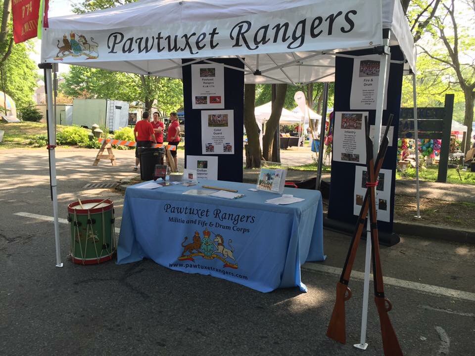 PawtuxetRangers's tweet photo. Stop by our recruiting booth at the Gaspee Arts & Crafts festival this weekend!! #gogaspee #fife&drum #gaspeedays https://t.co/wp5afax8Wx