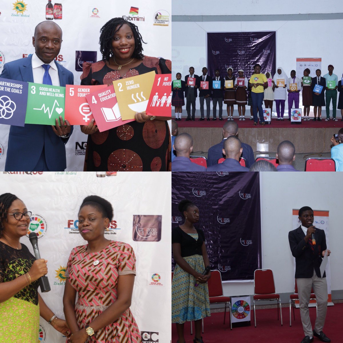GlamodiNigeria's tweet photo. Beautiful outing at the #GEN2030SUMMIT, Young People are eager to learn and engage. Thanks to our all our supporters #SDGs #Awareness https://t.co/1xx7m4UuWa