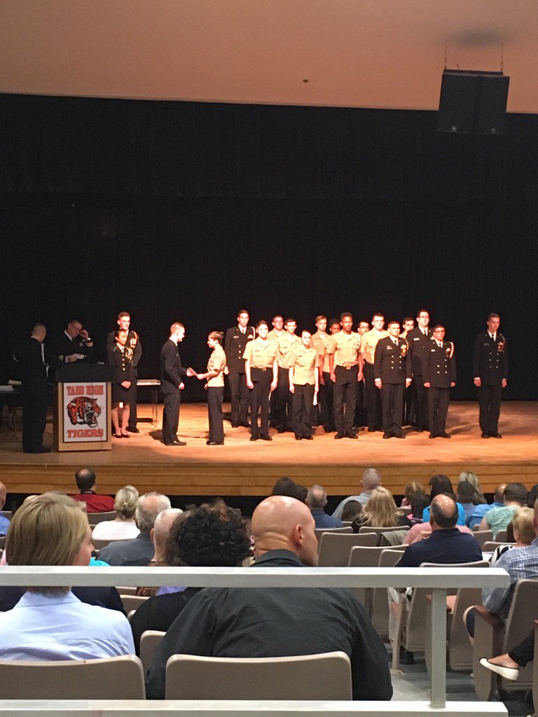 LuptonGary's tweet photo. NNDCC Cadets from @TabbHighSchoolT honored for their outstanding work this school year! #gotigers https://t.co/7y4l0olFuc
