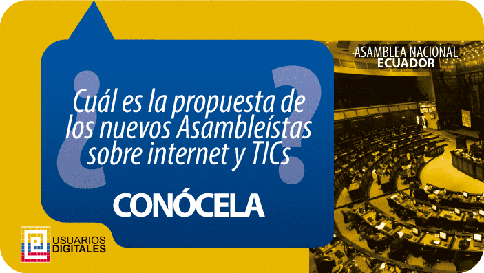 usuariosdigital's tweet photo. #ConectaTuVoto Solo 3 partidos de @AsambleaEcuador tienen propuestas sobre internet y TICs, conócelos #CambioDeMando https://t.co/meg3cohYuf https://t.co/jtR0YdSuB2