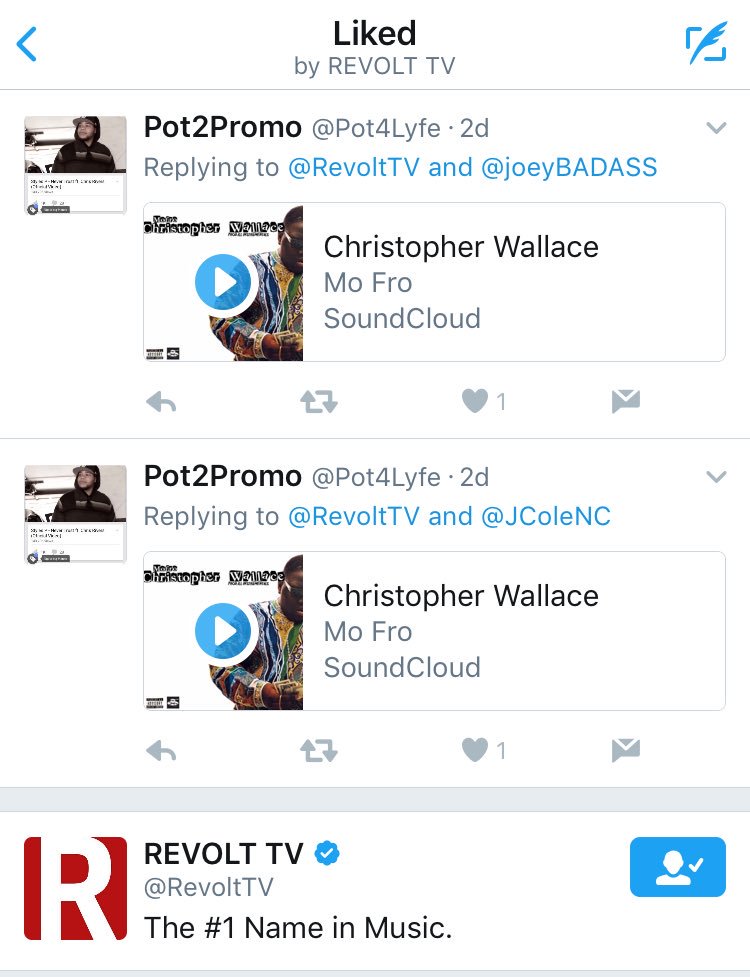 Pot4Lyfe's tweet photo. Thank you Revolt Tv 🙏🏼💯 #feelinglikeBIG🤴🏿 https://t.co/VDPTllfLjn