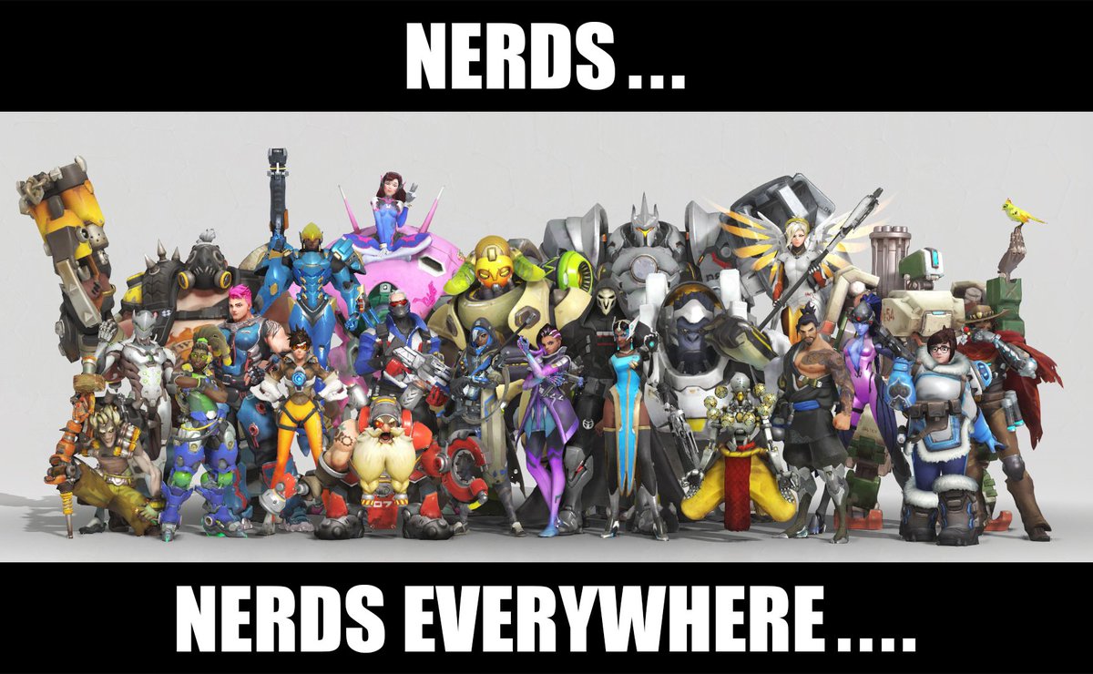 NerdOneMedia's tweet photo. Nerds looking awesome....
#overwatchanniversary #memes #NERDS https://t.co/BSdOrV7DEN