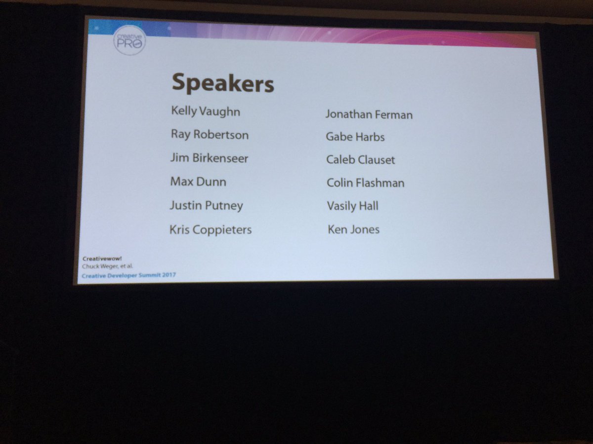 amarie's tweet photo. At The Creative Wow! event, where #Adobe #inDesign #developers show their secret ubernerdy projects to amazed end users/fans #cproweek #fun https://t.co/6Mu2VZ5a4l