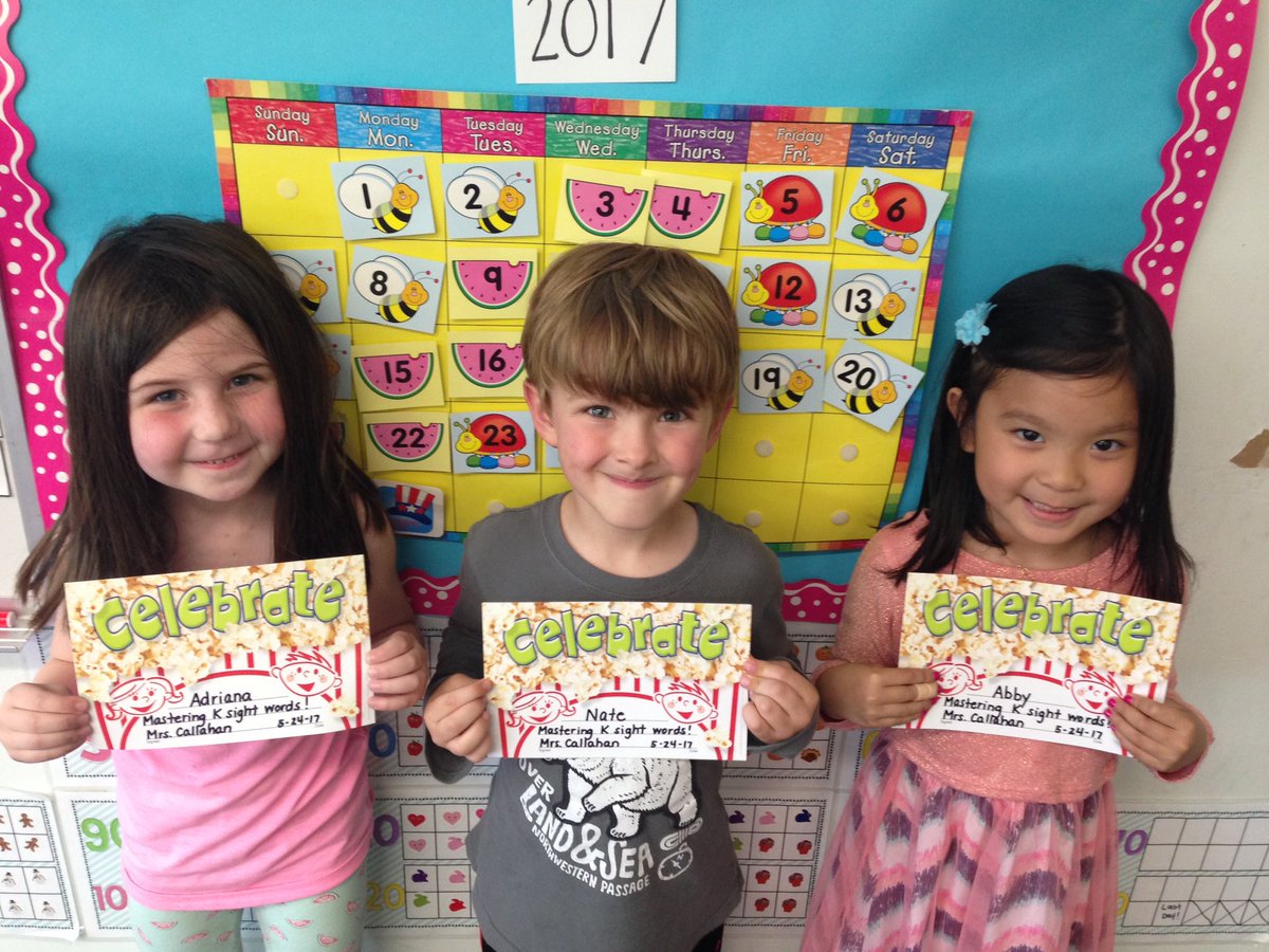 MrsCallahanDT's tweet photo. So proud of these sight word masters! @DT_Bobcats #DTdaily https://t.co/qPeARxRrcQ