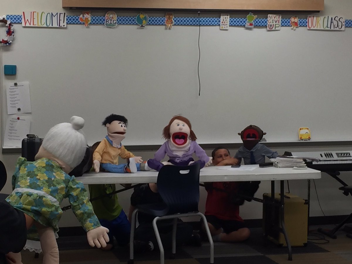 EISMusic's tweet photo. Had some fun with puppet singing this afternoon! https://t.co/cS30nNnqDN