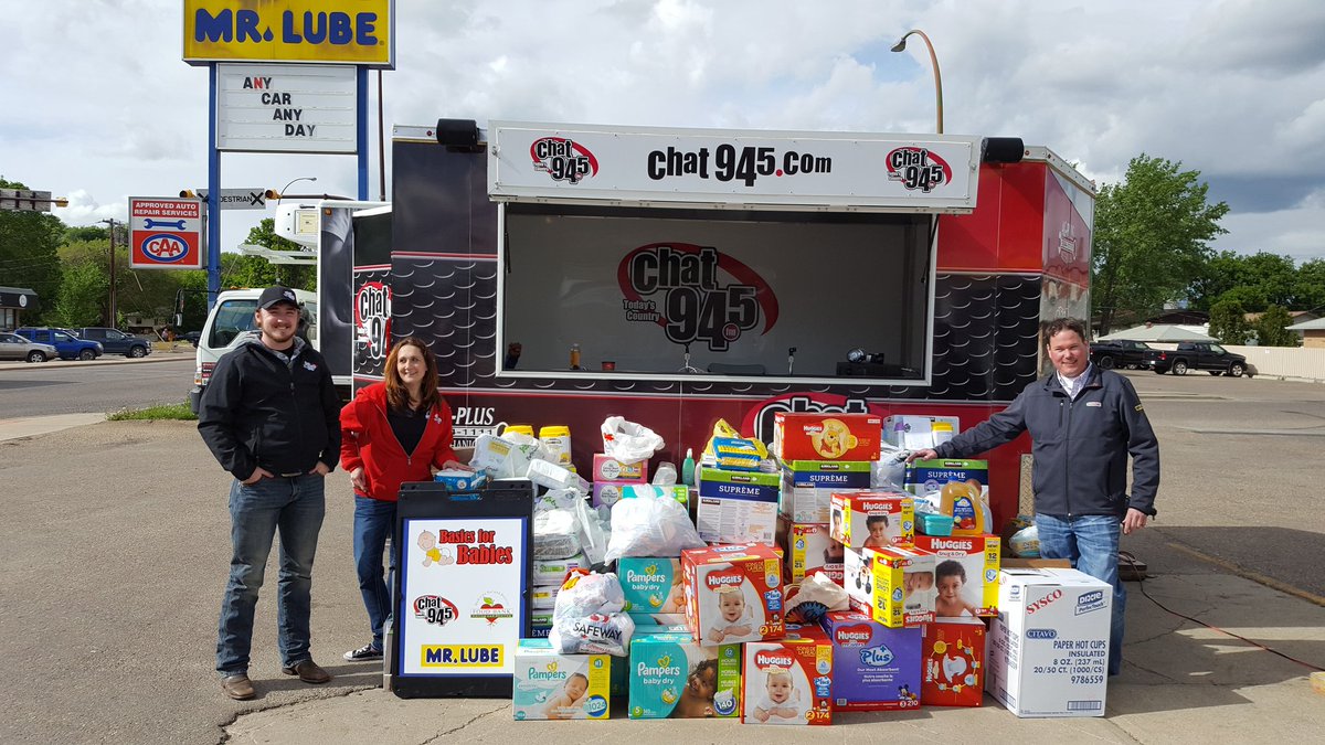 thank you to everyone who donated to Basics for Babies we collected $14,642 for the Medicine Hat Food Bank.