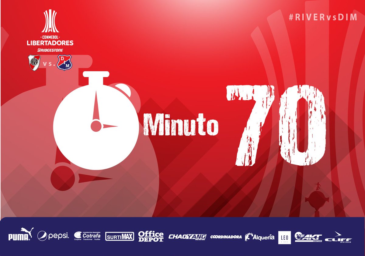 DIM_Oficial's tweet photo. 70 minutos en Argentina. #DIMRadio1440AM #RivervsDIM 0-2. https://t.co/7edCNpKn19