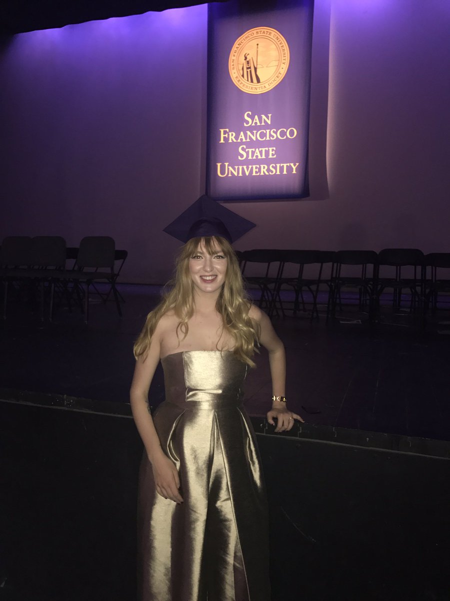 deltapaddle's tweet photo. Congrats Lauren Grace Morris! #sfsu2017 https://t.co/OjxtjxN16U
