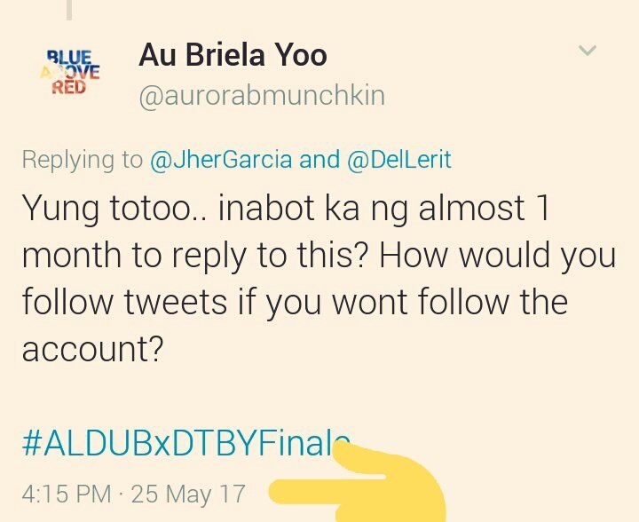 JherGarcia's tweet photo. @aurorabmunchkin @DelLerit #HuwagKangTanga
Apr 7, 2015 ang date ng post ko,
Ikaw ang ngayon pa lang sumagot!
You can follow tweets without becoming a follower.
#TryMoπ€ https://t.co/MnxLSWAa8b