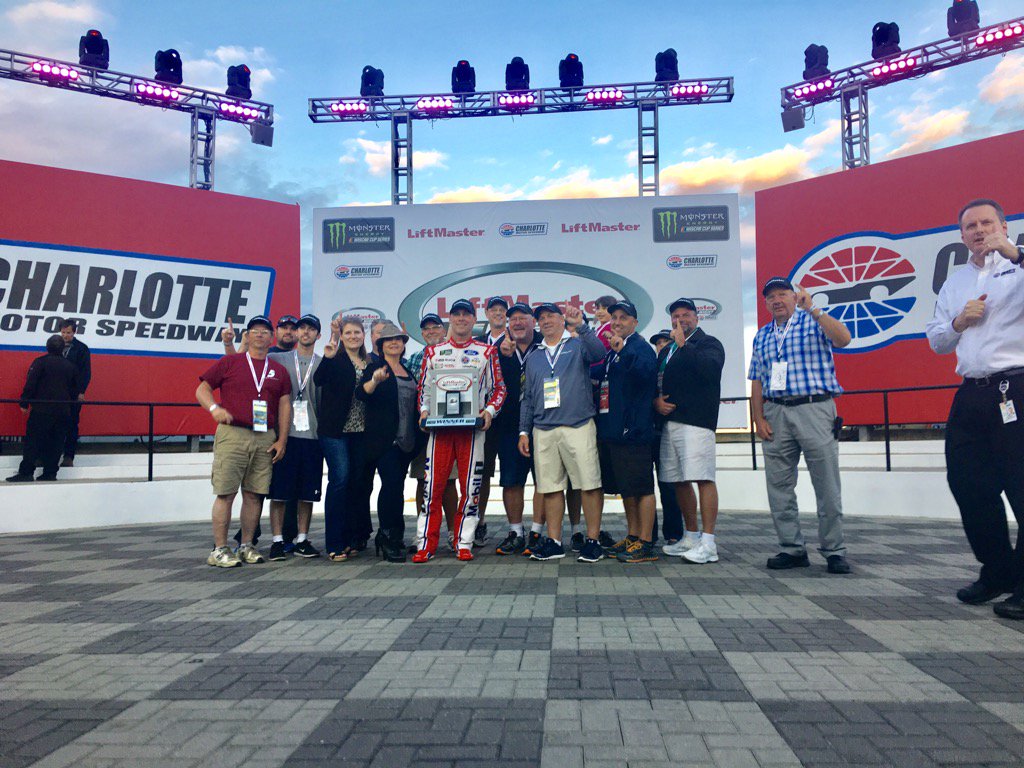 CLTMotorSpdwy's tweet photo. .@KevinHarvick secures P1 in #LiftMasterPN for the #cocacola600 on Sunday! https://t.co/LyYk7QBwvB