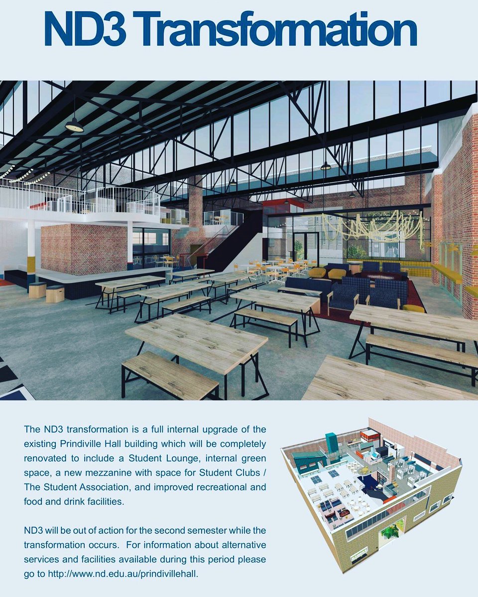 notredameaus's tweet photo. We're thrilled to announce the plans for the transformation of Prindiville Hall at the #Fremantle Campus @studio_coda https://t.co/0D4hekHjuV