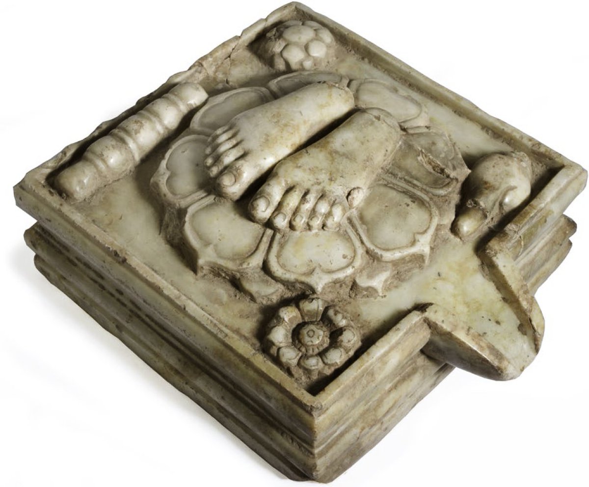 viShNu-pAda 
persistence of the motif from the region: A marble exemplar from Swabi in Khyber Pakhtunkhwa of the shAhIya age