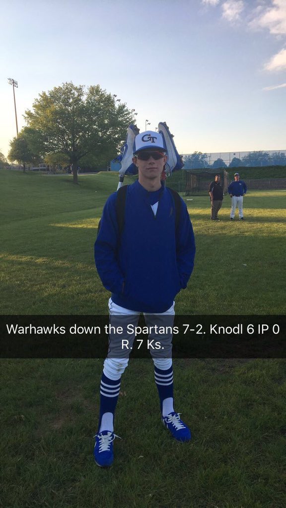 WIBallCentral's tweet photo. Germantown defeated Brookfield East 7-2 behind seven strikeouts by Justin Knodl (via @CFix24) https://t.co/Ch5roPGA7M