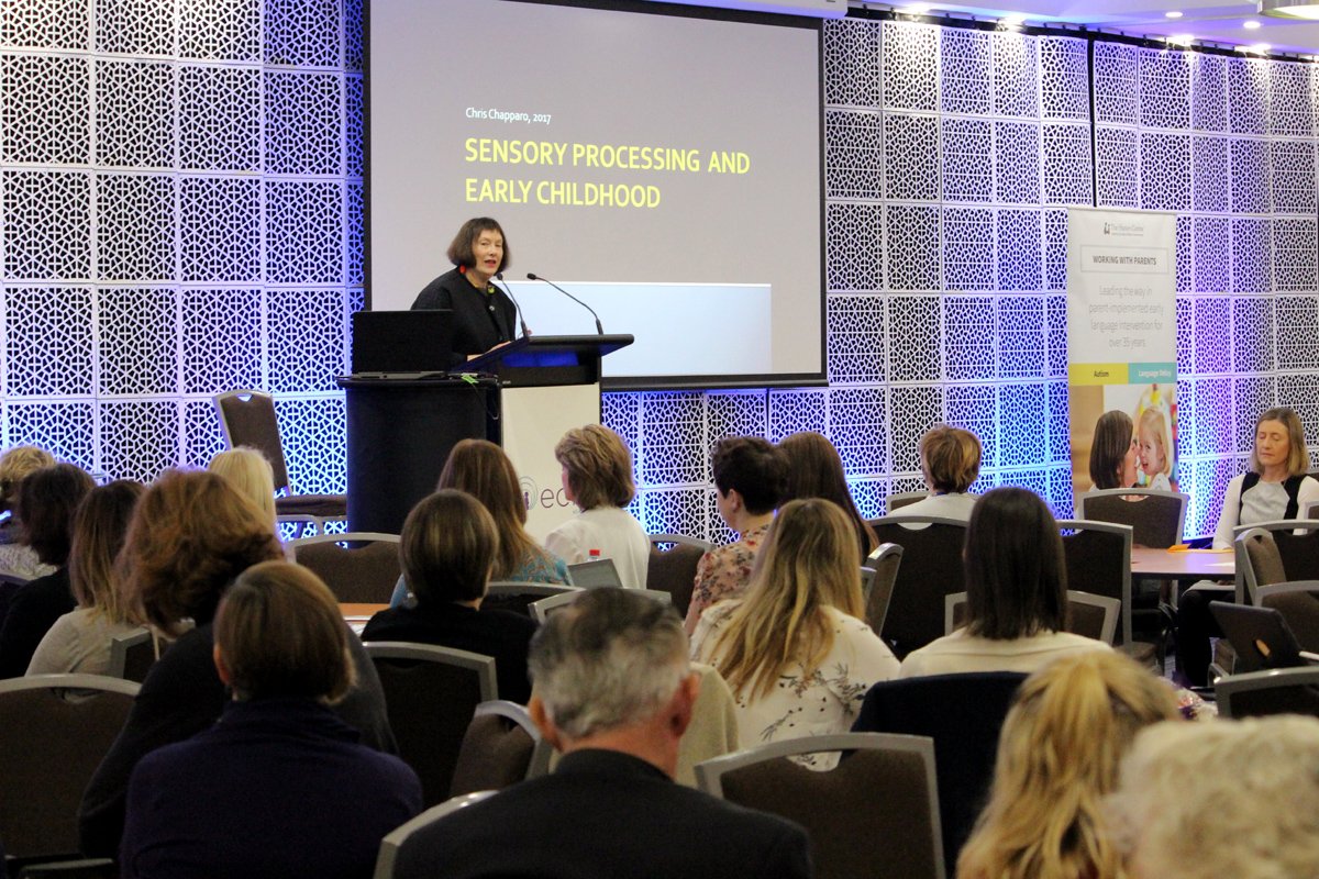 ECIAnswact's tweet photo. Dr Chris Chapparo followed the opening ceremony on the 2nd day of the #ECIA2017 #Conference talking on #behaviour and #sensory processing https://t.co/r1ynCF1a1D
