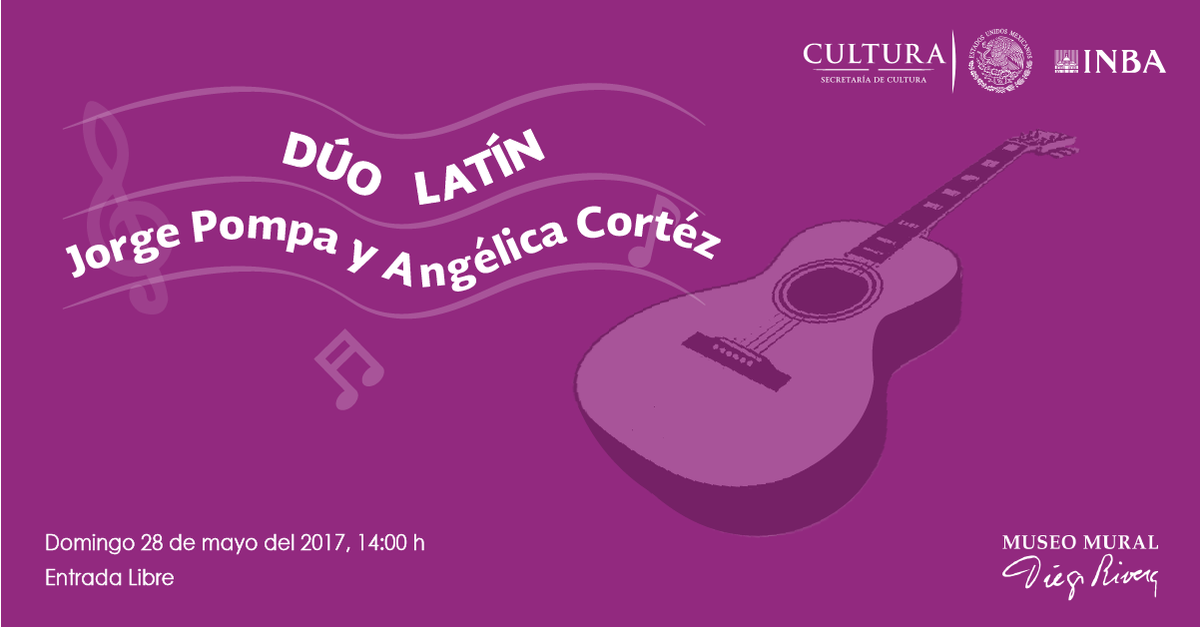 MuseoMural's tweet photo. ¿Ya estás preparado para nuestro #DomingoDeConciertos? 
Te esperamos este 28 de Mayo, a partir de las #12hrs, #EntradaLibre
#EventosMMDR https://t.co/jgWhhLo50V