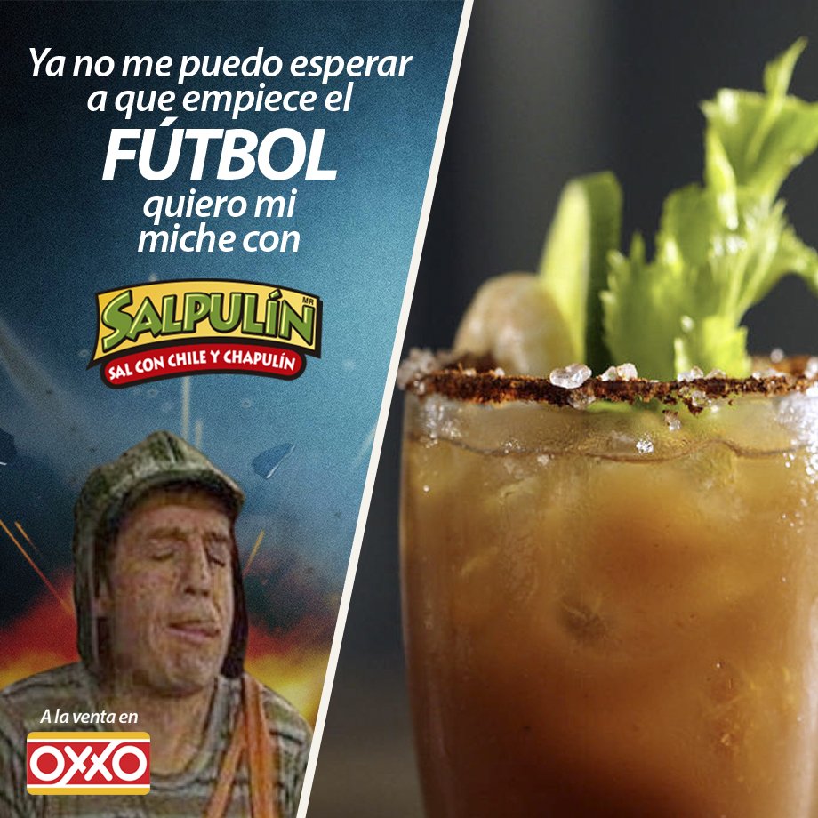 InalimOaxaca's tweet photo. Ya casi empieza el #Futbol #TigresvsChivas ... Nosotros ya no podemos esperar para disfrutar de una #Michelada escarchada con #Salpulín https://t.co/Rr9qjTavoQ