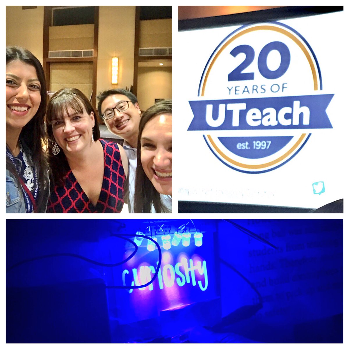 ScienceManuel's tweet photo. Thank you @uteachinstitute for another amazing conference and here's to 20 more years of changing the world! #uteach20 #UTeachConf https://t.co/BBqA3VhVjq