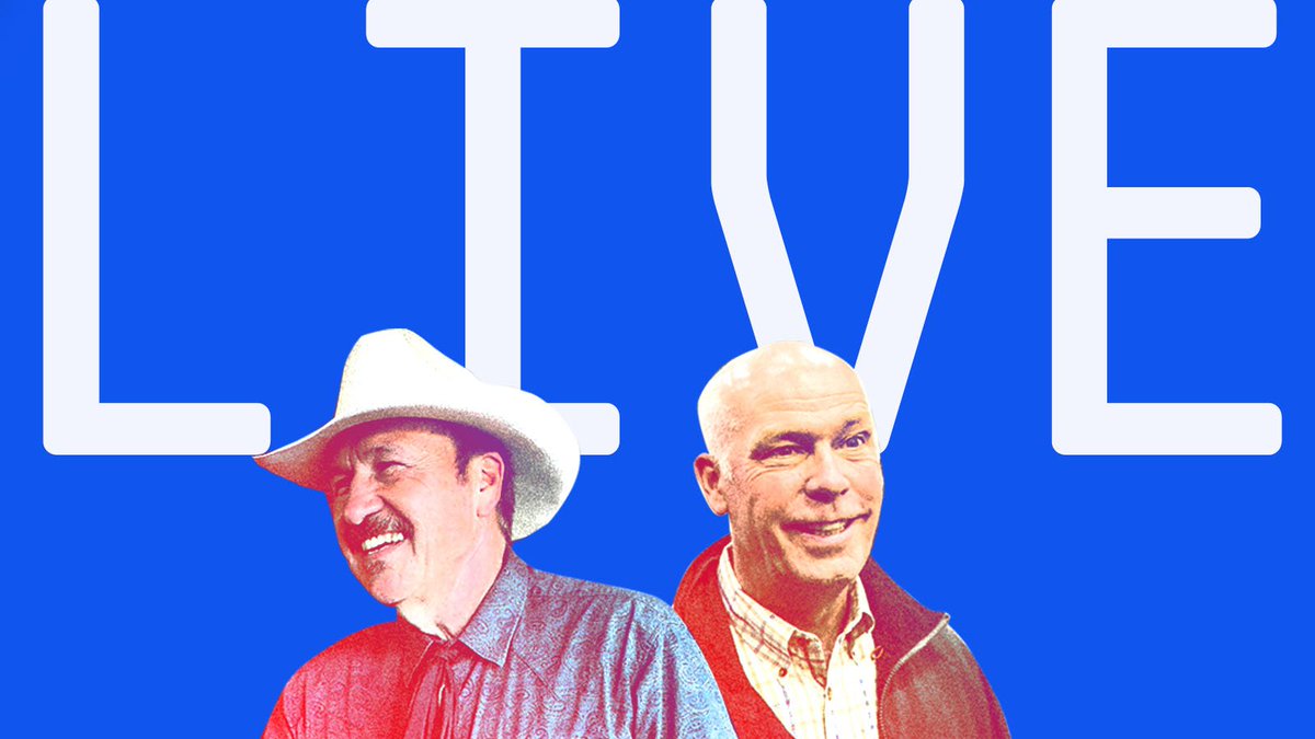 FiveThirtyEight's tweet photo. We're live blogging the results from today's special election in Montana all night long. Come hang! https://t.co/k026CCmr6G https://t.co/ZWFli75NxM