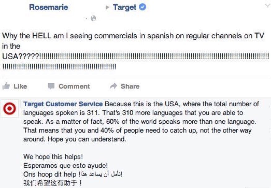 ShaulaVega's tweet photo. Good for you @Target Say it like it is! #ilovetarget #thisishowtheyroll #target #inclusive https://t.co/1aoISpCa4M