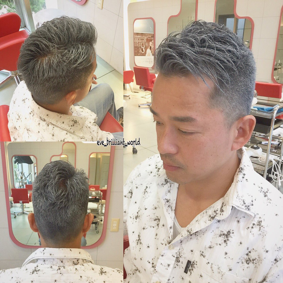 Eve Hair Works On Twitter メンズカット 本当はシルバーワックス