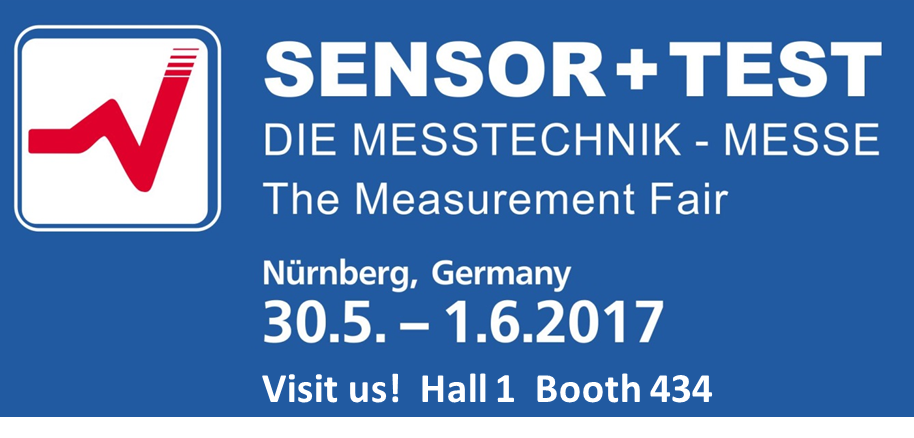 The Axetris team invites you to visit us at Sensor + Test 2017, the biggest and
most important sensor show in Europe.