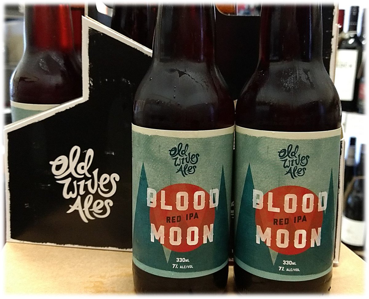 When we say it, we mean it. "Brewery fresh". Very first shipment of Blood Moon Red IPA. 3 hours in the bottle. Thanks Nathan @oldwivesales