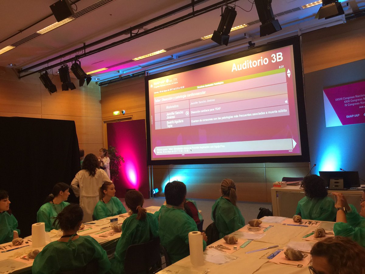 soyArtico's tweet image. Taller de Disección cardíaca y cardiopatías de la SEPAF. #SEAP2017V