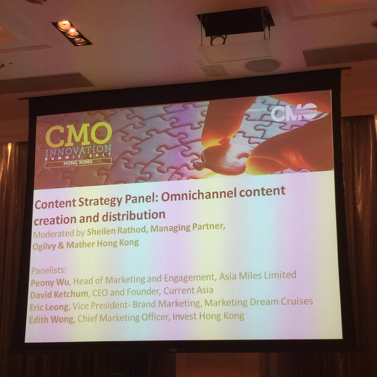 Bridgeways's tweet photo. Looking forward to an inspiring panel discussion on Omnichannel content creation and distribution at #cmoisummit 2017 https://t.co/vJVwLhLzTf