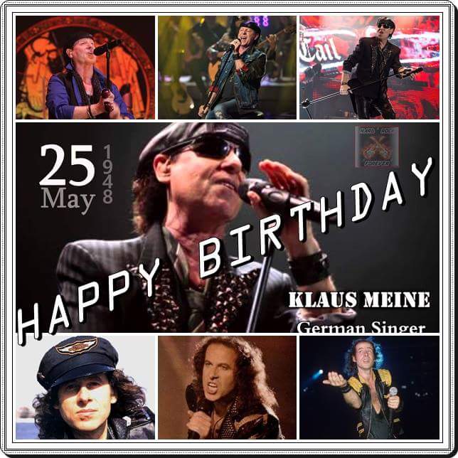Happy 69th Birthday Klaus Meine!  