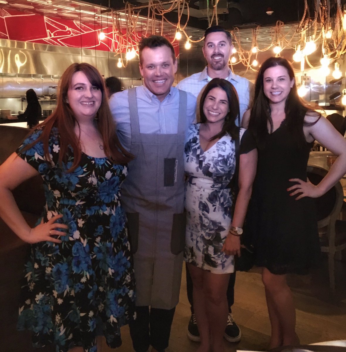 DBDVegas's tweet photo. #TeamDBD enjoying the @LVHospitality dinner at @SearsuckerLV with Chef @BrianMalarkey #eventprofs https://t.co/vmsWrcS02M