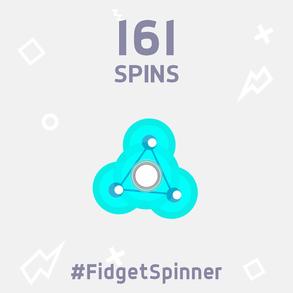 I've just scored 161 spins in this new #FidgetSpinner game! itunes.apple.com/app/finger-spi… Can you beat me?